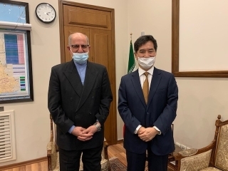 相川大使とアンサーリ外務次官