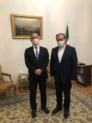 相川駐イラン大使とアラグチ政務担当外務次官との面談